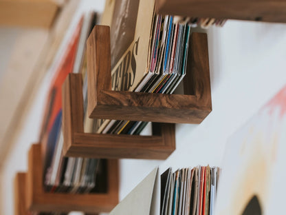 Deep Cut Flip Record Display Shelf