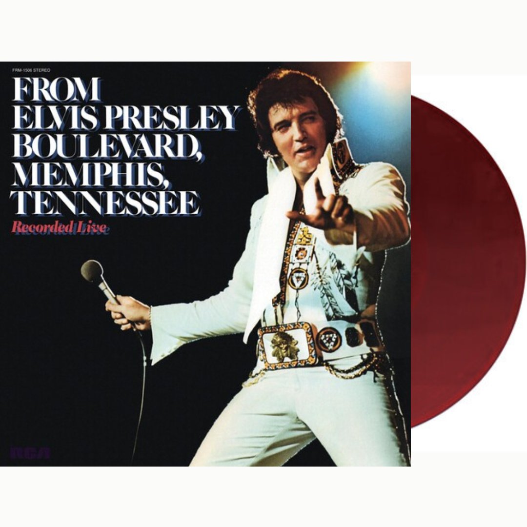 Elvis Presley - From Elvis Presley Boulevard Memphis Tennesee - Red, Burgundy - BeatRelease