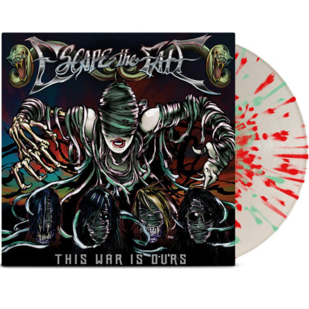 Escape the Fate - This War Is Ours - Anniversary Edition - White, Red, Green Splash - BeatRelease
