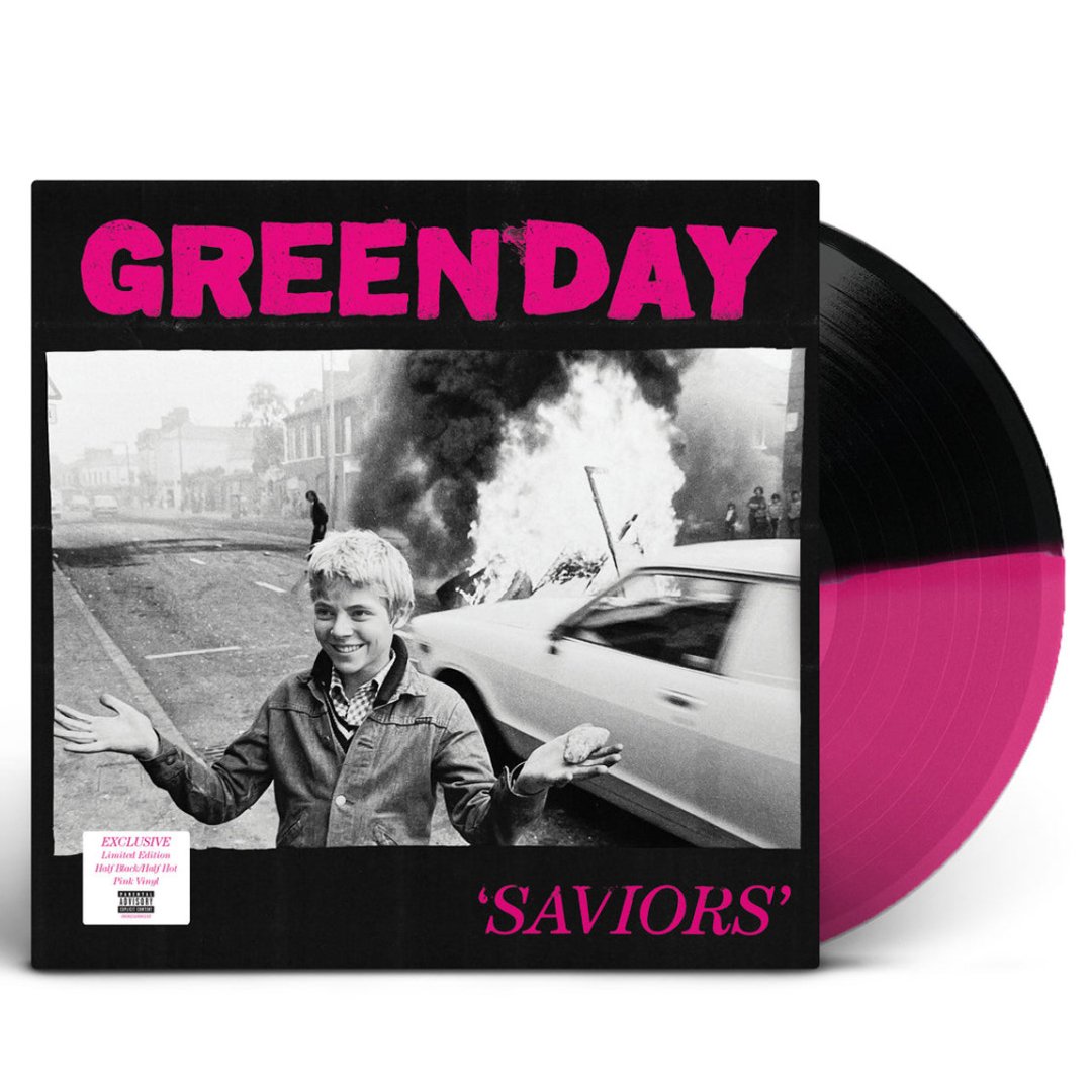 Green Day - Saviors - Pink Black Marbled Vinyl - BeatRelease