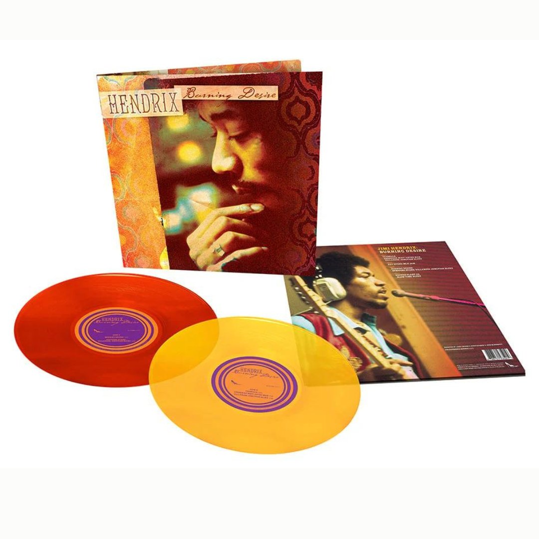 Jimi Hendrix - Burning Desire - Orange Translucent & Red Translucent - BeatRelease