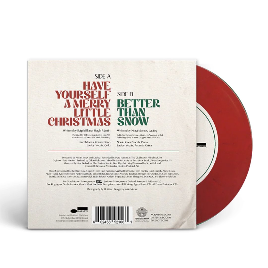 Jones, Norah/Laufey - Christmas With You - Red - BeatRelease