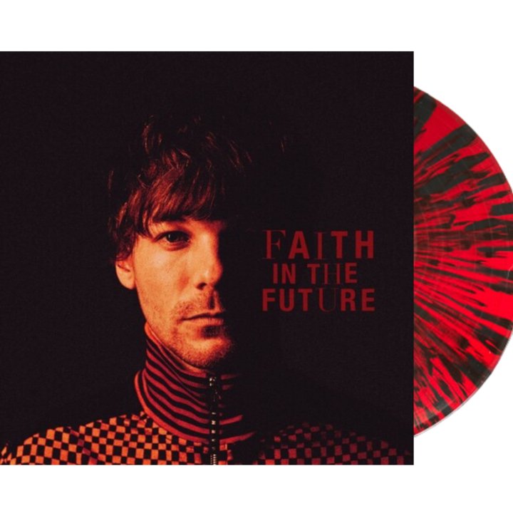 Louis Tomlinson - Faith in the Future (Autographed) - Black & Red Splatter - BeatRelease