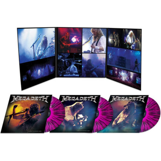 Megadeth - A Night In Buenos Aires - Purple & Black Splatter - BeatRelease