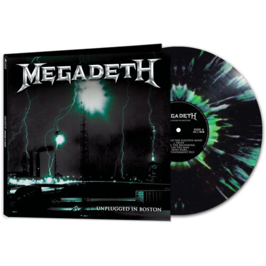 Megadeth - Unplugged In Boston - Green & Black Splatter - BeatRelease
