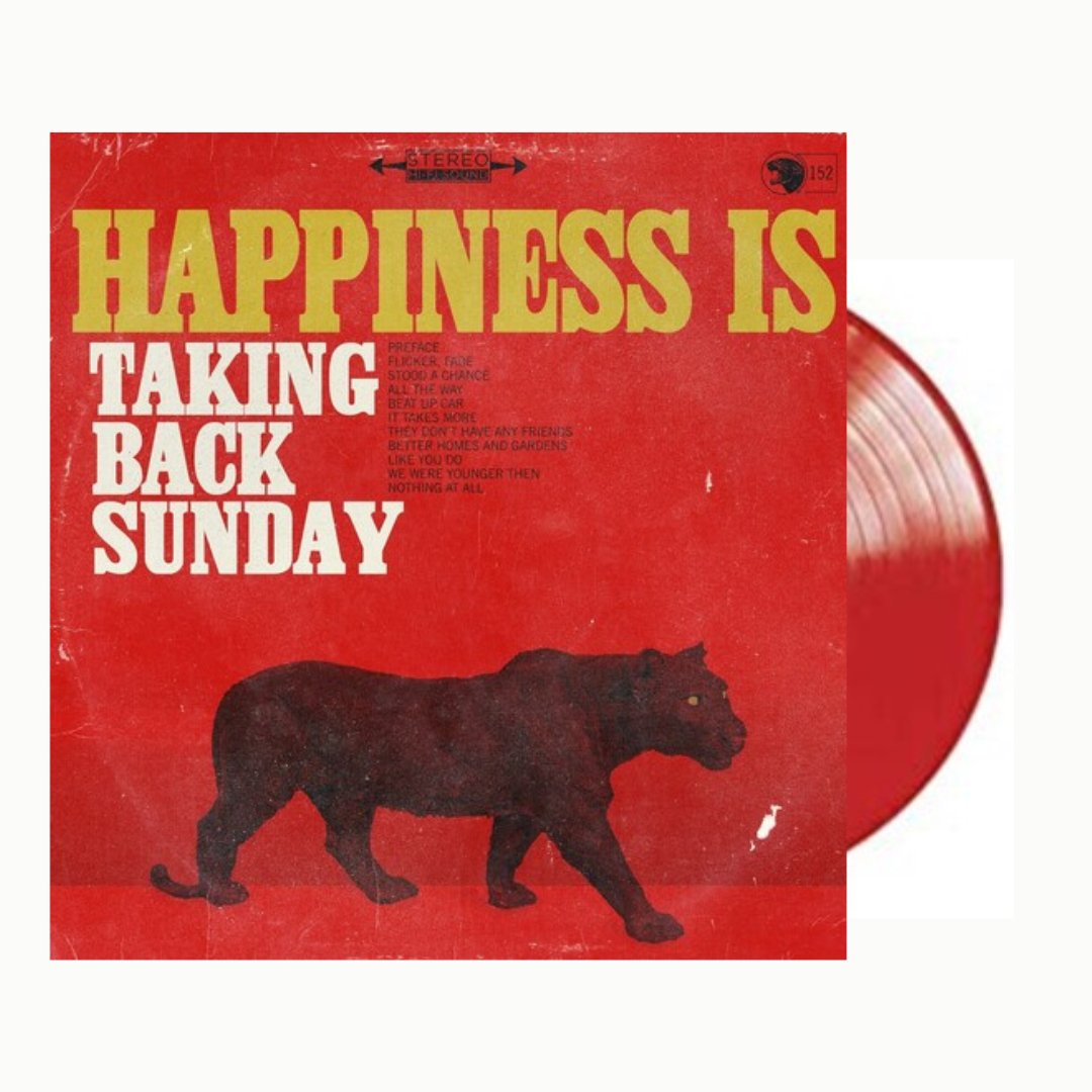 Taking Back Sunday - Happiness Is - Red - BeatRelease