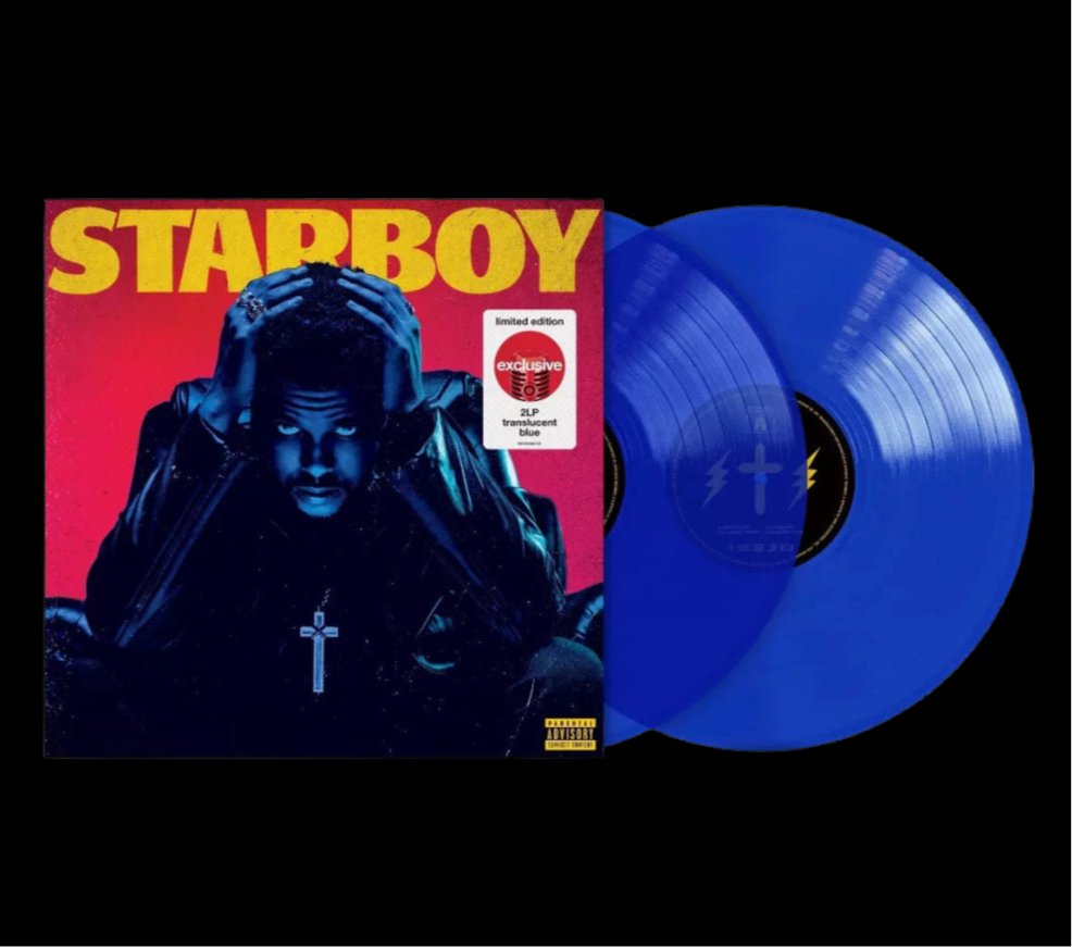 The hot Weeknd - Starboy (Translucent Blue Vinyl)