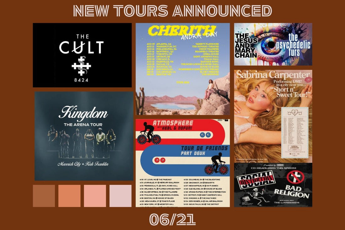 Excitement in the Air: Tour Announcements You Can't Miss [21st June 2024] - BeatRelease