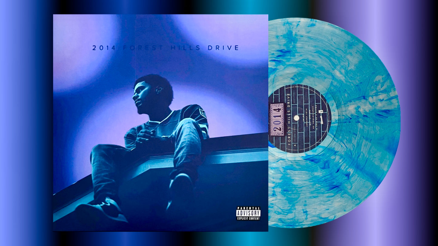 J. Cole - 2014 Forest Hills Drive 10th Anniversary - Blue