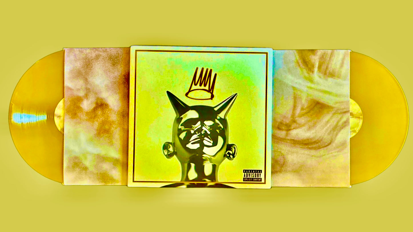 J Cole - Born Sinner - Gold - Used