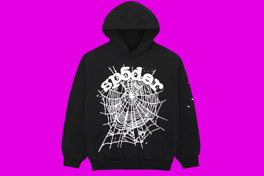 Sp5der OG Web Hoodie Black