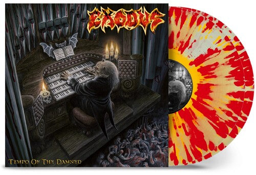 Exodus- Tempo of the Damned (20th Anniversary) - Natural Yellow Red Splatter Vinyl