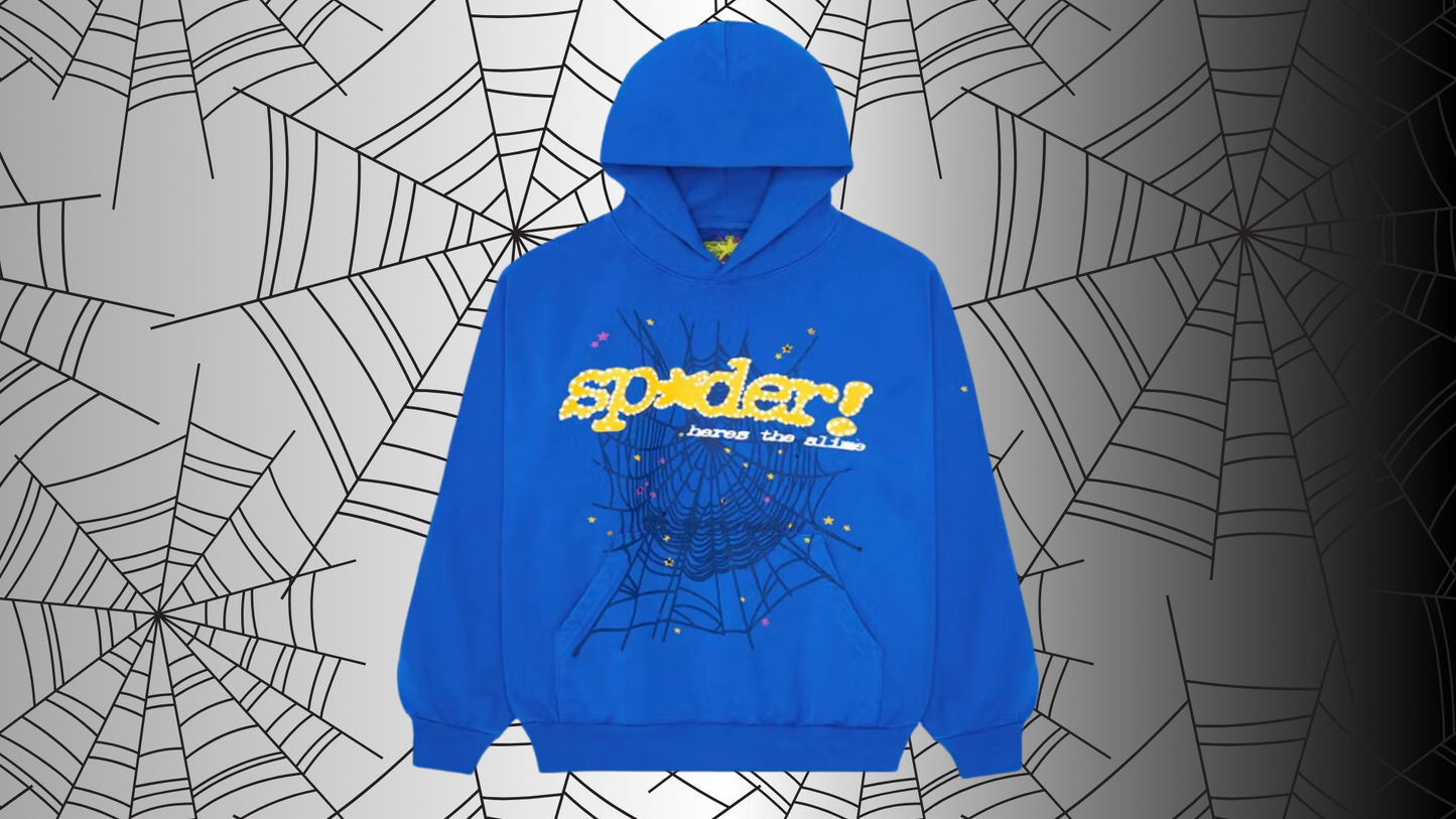 Young Thug - Sp5der TC Hoodie - Blue