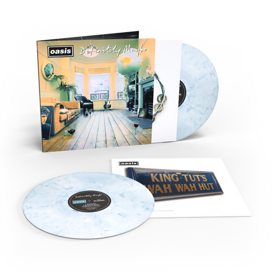 Oasis - Definitely Maybe 30th Anniversary - Blue & White Marble