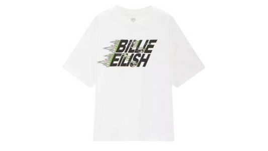 Billie Eilish x Takashi Murakami x Uniqlo Flame Tee - White