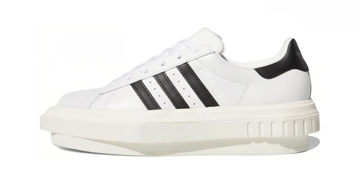 Beyonce - Adidas Superstar Platform Ivy Park White Black