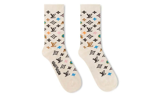 Louis Vuitton by Tyler, the Creator Monogram Craggy Socks Beige