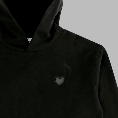 BeatRelease - Heart Music Note Terry Hoodie