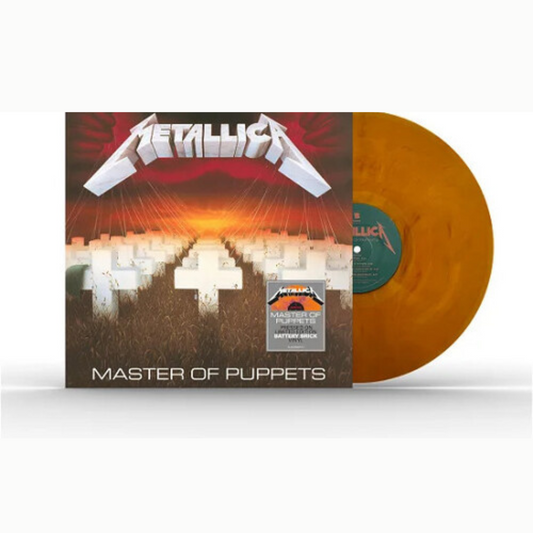 Metallica -  Master Of Puppets - Battery Brick Red