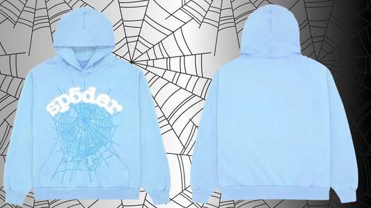 Young Thug - Sp5der Web Hoodie - Sky Blue