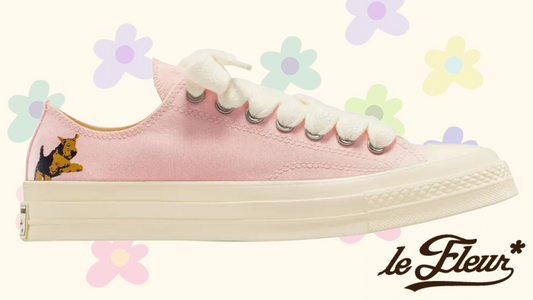 Tyler, The Creator - Converse Chuck 70 Low GOLF le FLEUR* - Darryl Rose Quartz