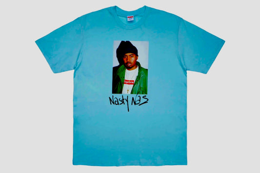 Nas - Supreme Tee - Pale Blue