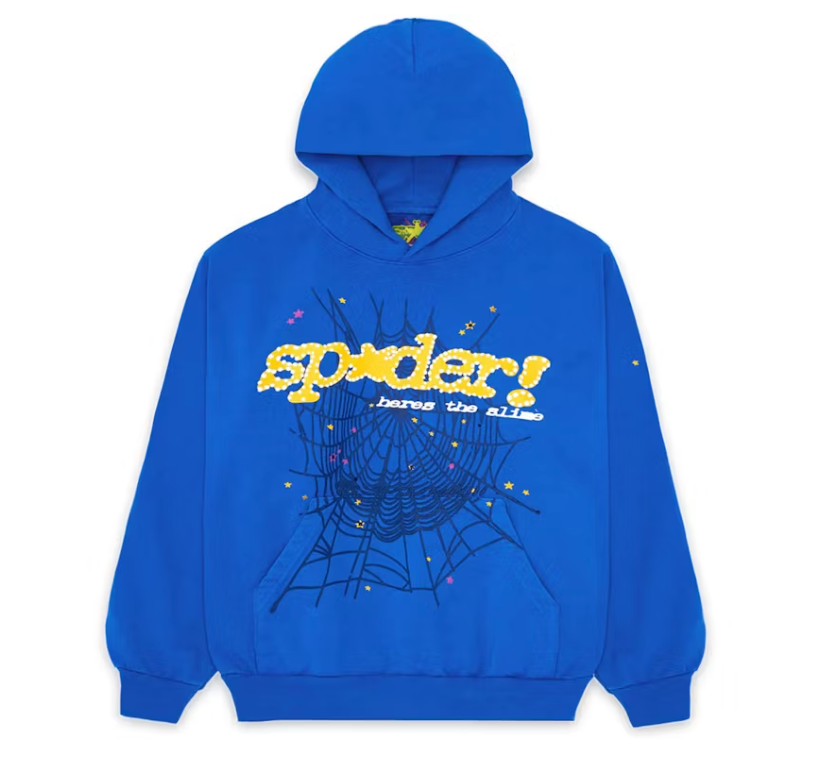 Young Thug - Sp5der TC Hoodie - Blue