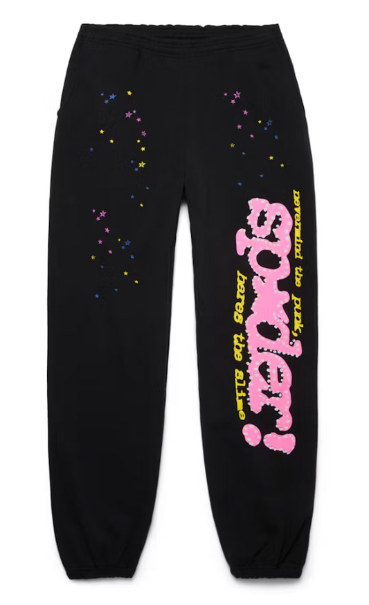 Sp5der P*NK V2 Sweatpant - Black