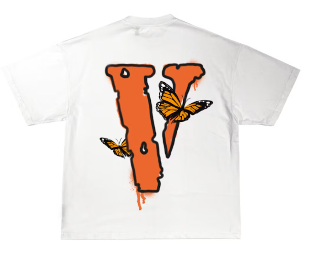 Juice Wrld x Vlone Butterfly T-shirt - White