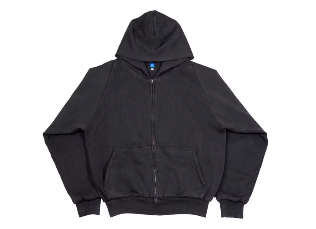 Kanye West - Yeezy x Gap Unreleased Zip Sweatshirt Hoodie - Black