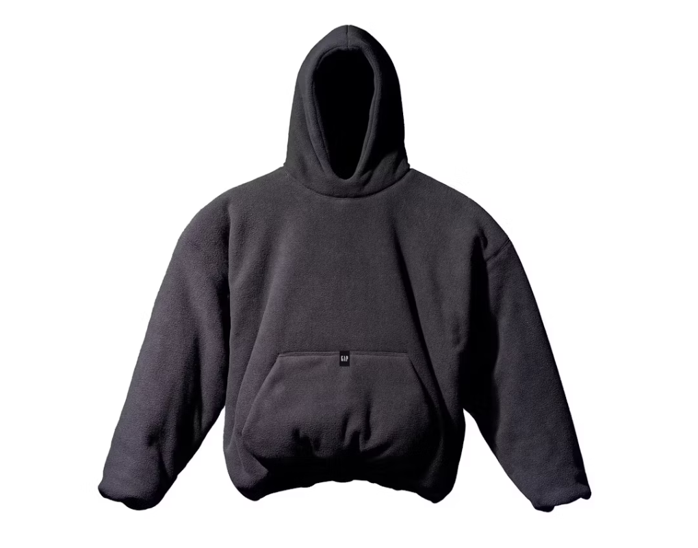 Kanye West - Yeezy Gap Polar Fleece Padded Hoodie - Black