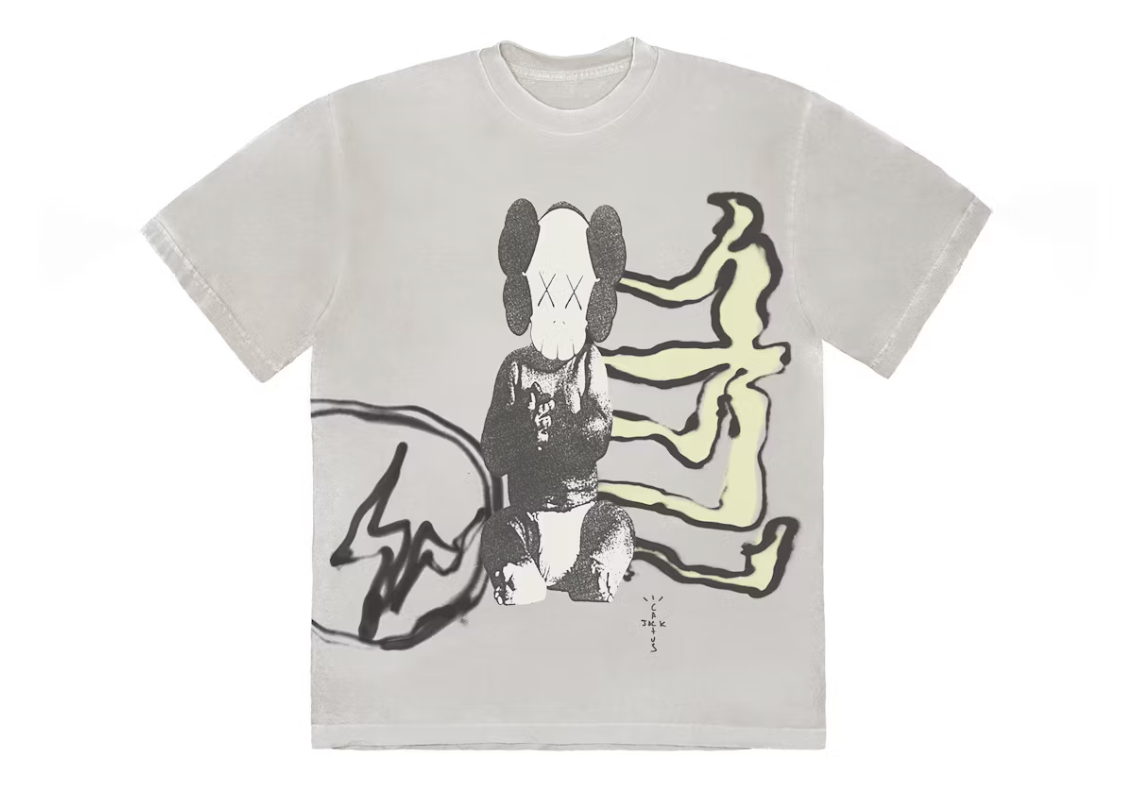 Travis Scott - Cactus Jack + Kaws For Fragment Tee