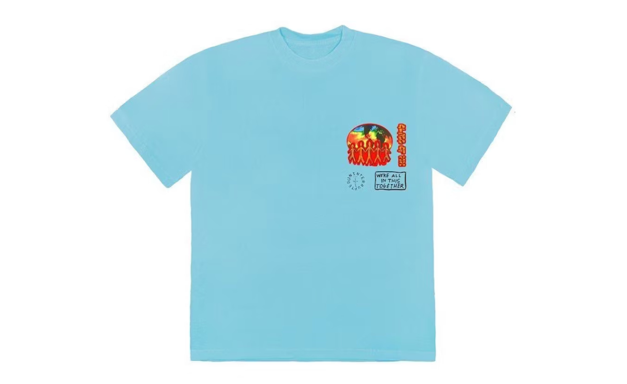 Travis Scott - Cactus Jack C/O 2020 T-shirt - Light Blue