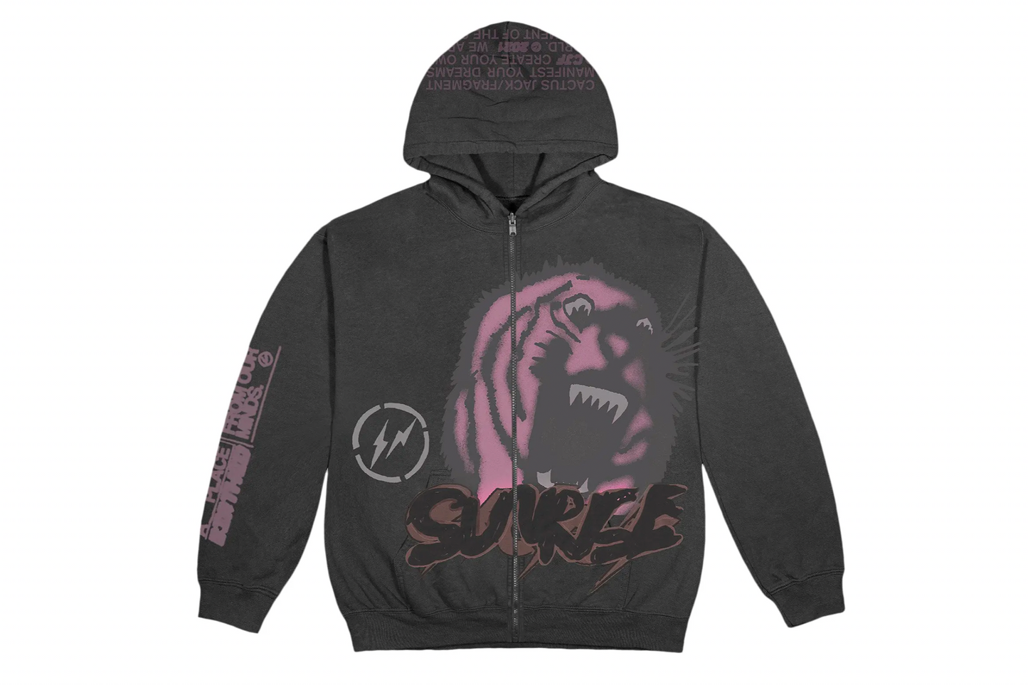 Travis Scott -  Cactus Jack For Fragment Sunrise Zip Up Hoodie