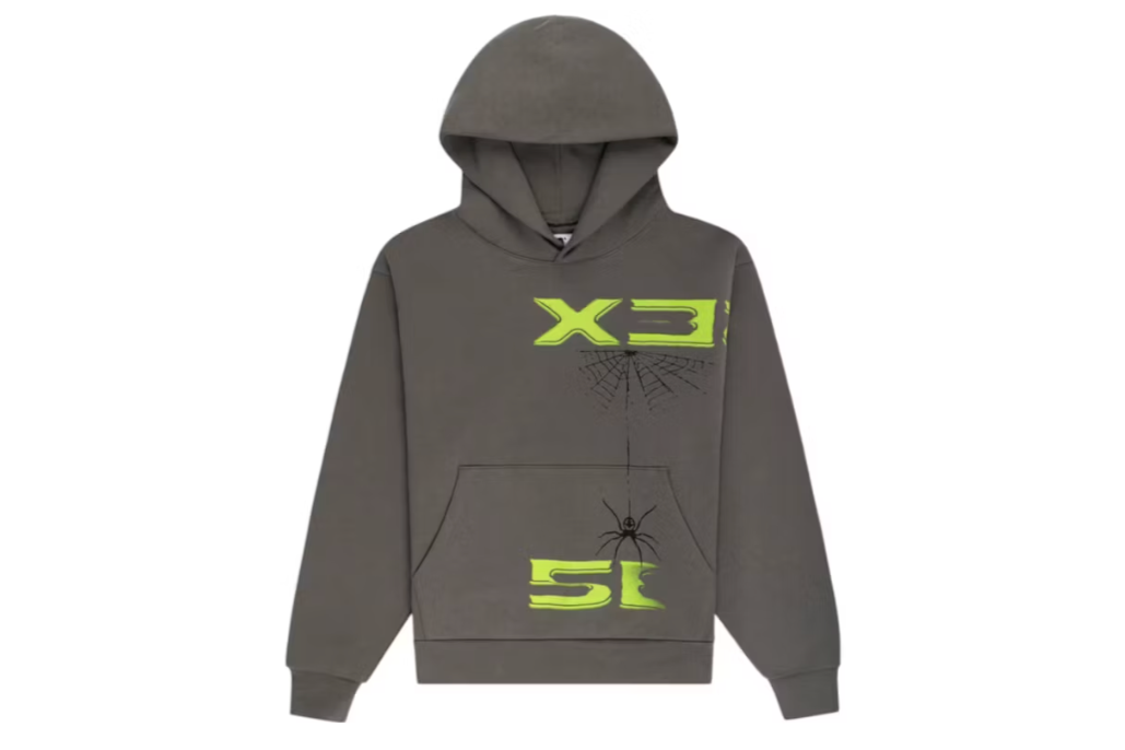 Young Thug - Sp5der 5EX Hoodie - Slate Grey