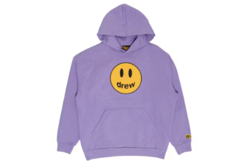 Justin Bieber - drew house mascot hoodie - lavender