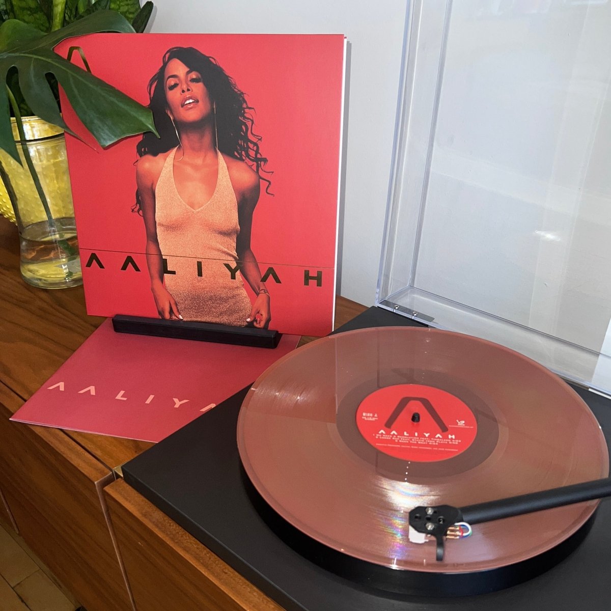 Aaliyah - Aaliyah - Red & Gold Galaxy - Used - BeatRelease