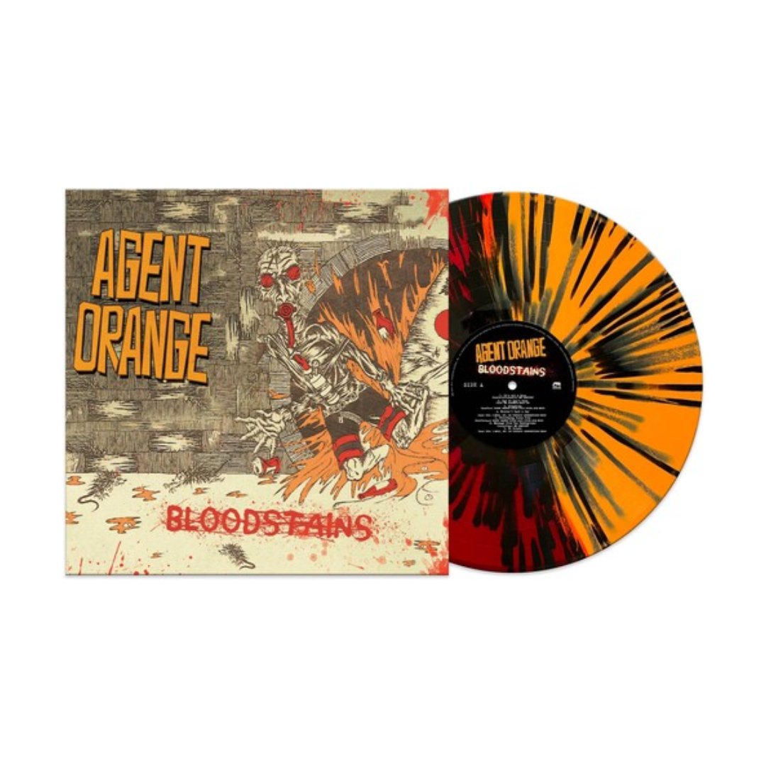 Agent Orange - Bloodstains - Orange/ red/ black Splatter - BeatRelease