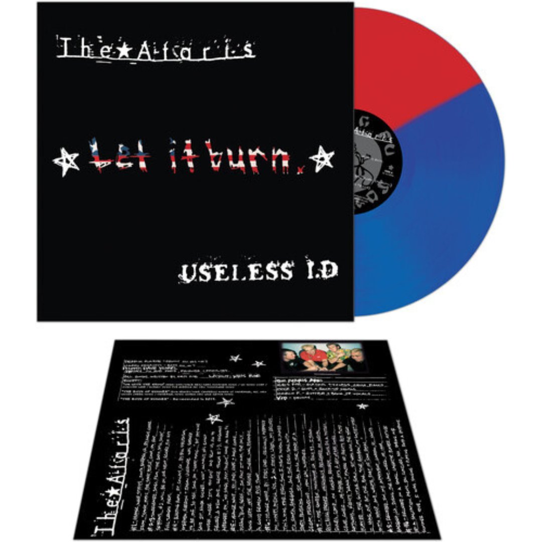 Ataris & Useless Id - Let It Burn - Red/ Blue Split - Colored Vinyl - BeatRelease