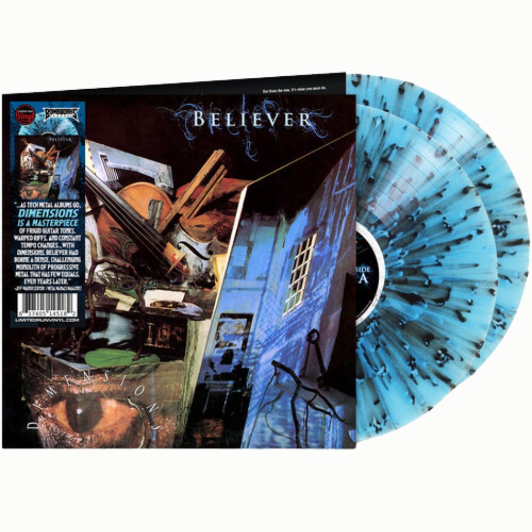 Believer - Dimensions - Ice Blue w/Black Splatter Vinyl - BeatRelease