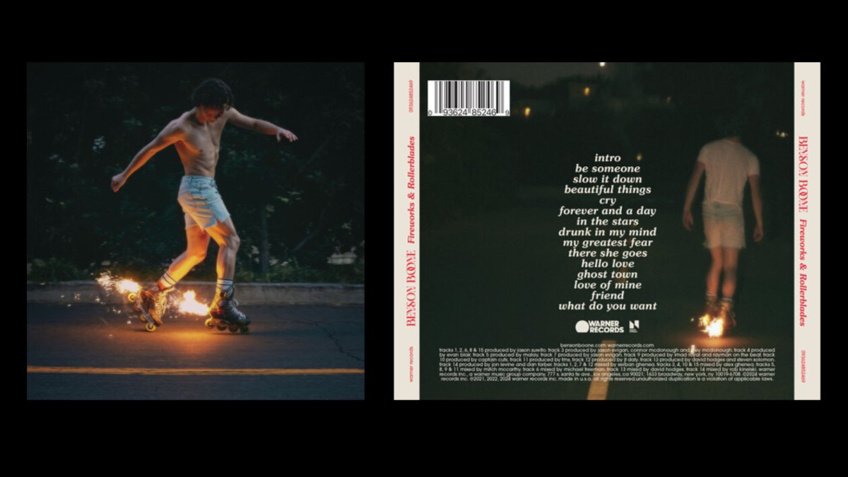 Benson Boone - Fireworks & Rollerblades (CD) - BeatRelease