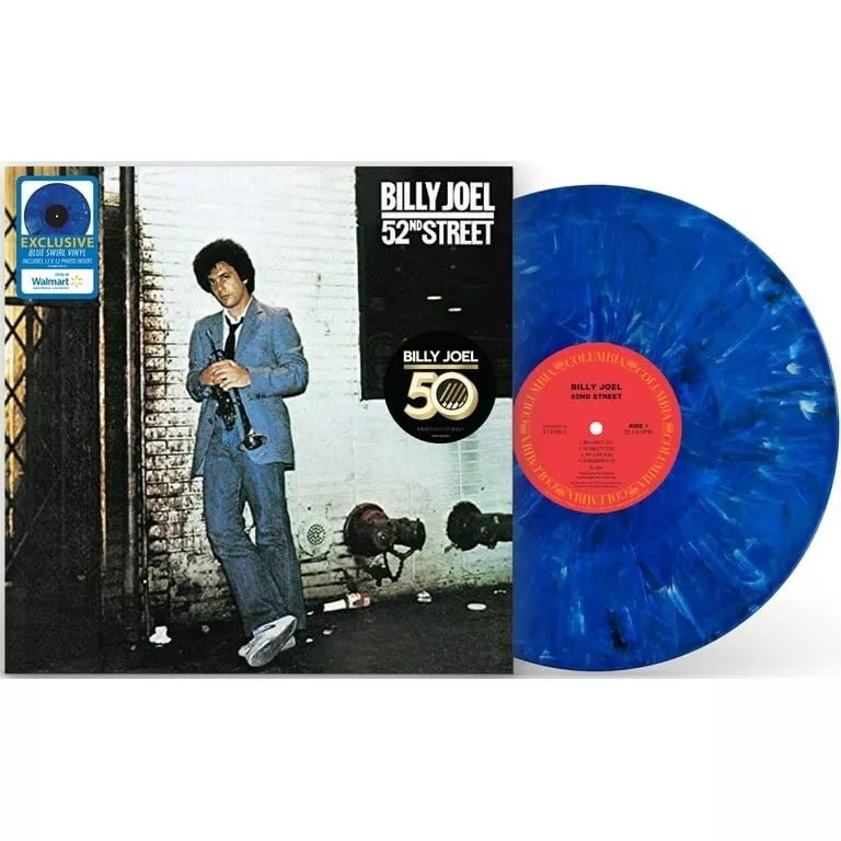 Billy Joel - 52nd Street - Blue Swirl - BeatRelease