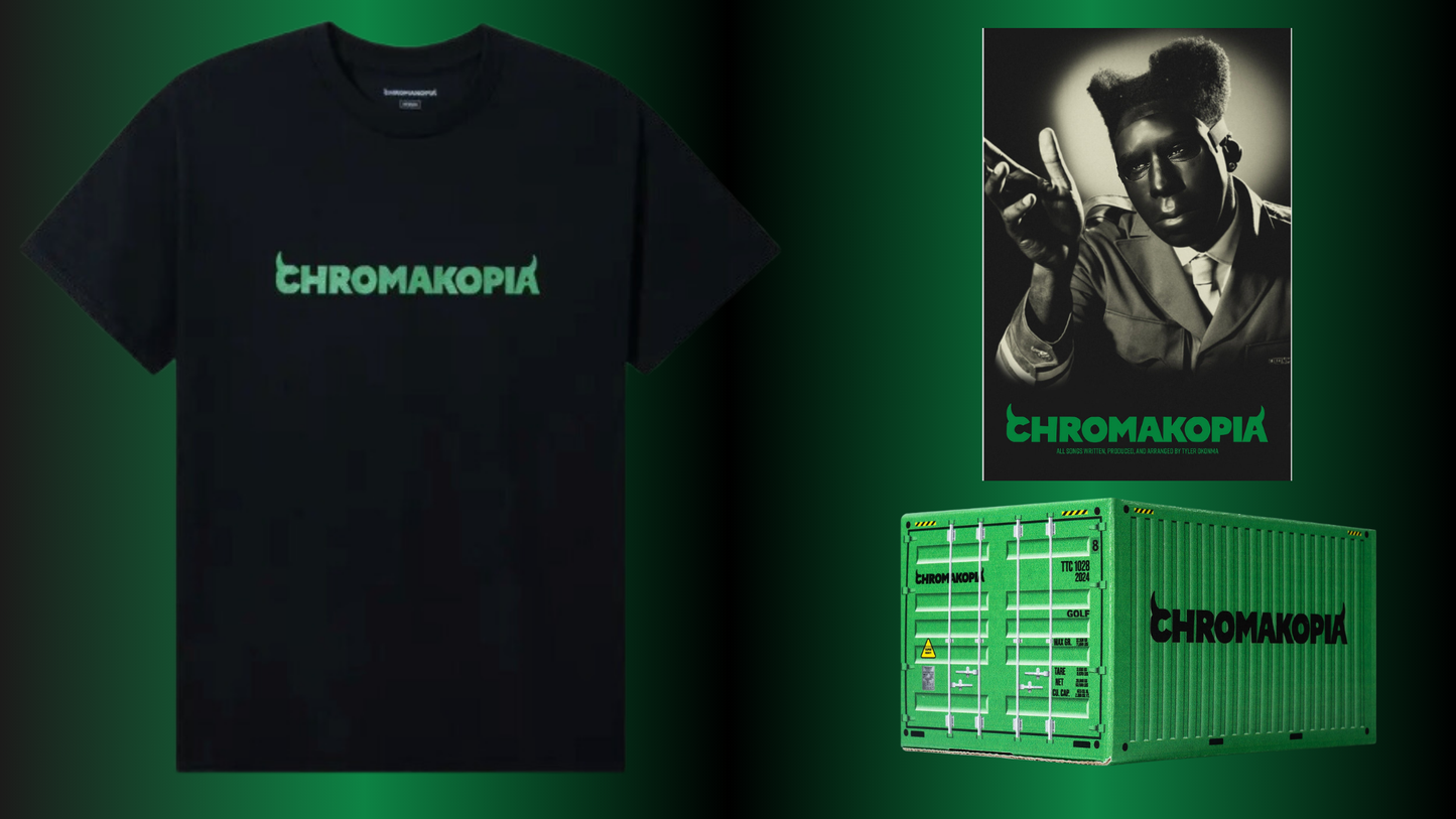 Tyler, The Creator - Chromakopia Box W/ Poster + Black Tee (No CD)