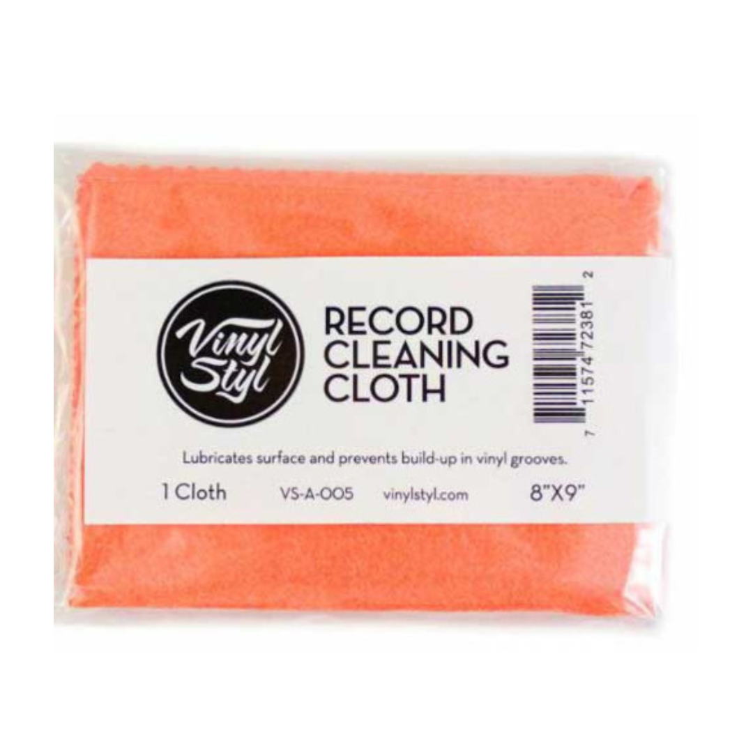 Styl®  Record Cleaning Cloth - Lubricated 8" X 9" (Single) (Orange)