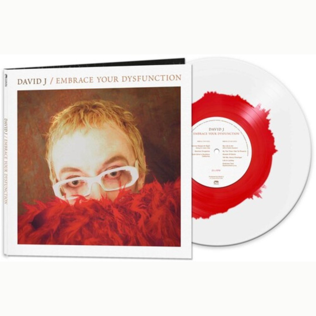 David J - Embrace Your Dysfunction - RED/ WHITE HAZE Vinyl - BeatRelease