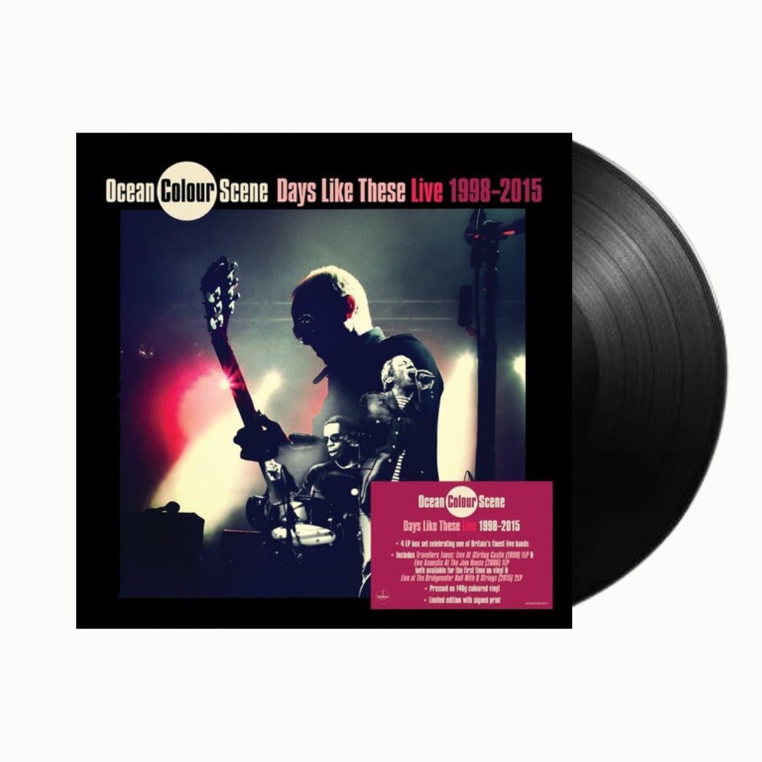 Days Like These: Live 1998-2015 - Limited Autographed 4LP Boxset- Ocean Colour Scene - BeatRelease