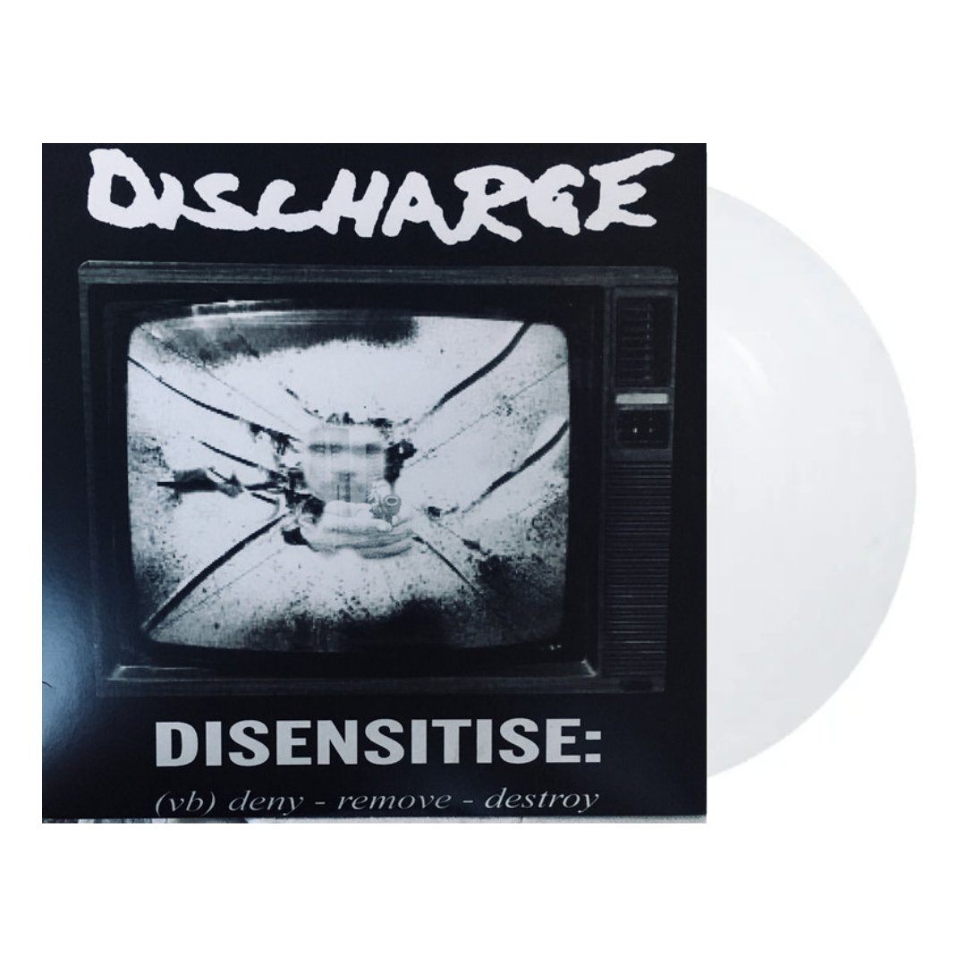 Discharge - Disensitise - White - BeatRelease