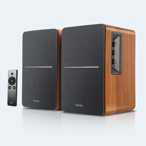 Edifier R1280T Powered Bookshelf Speakers - 42 Watts (Wood Finish) - BeatRelease