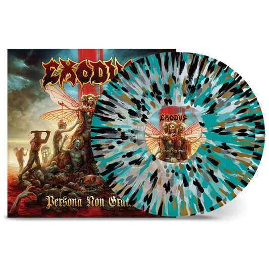 Exodus - Persona Non Grata - Clear Gold Black Turquoise Splatter Vinyl - BeatRelease