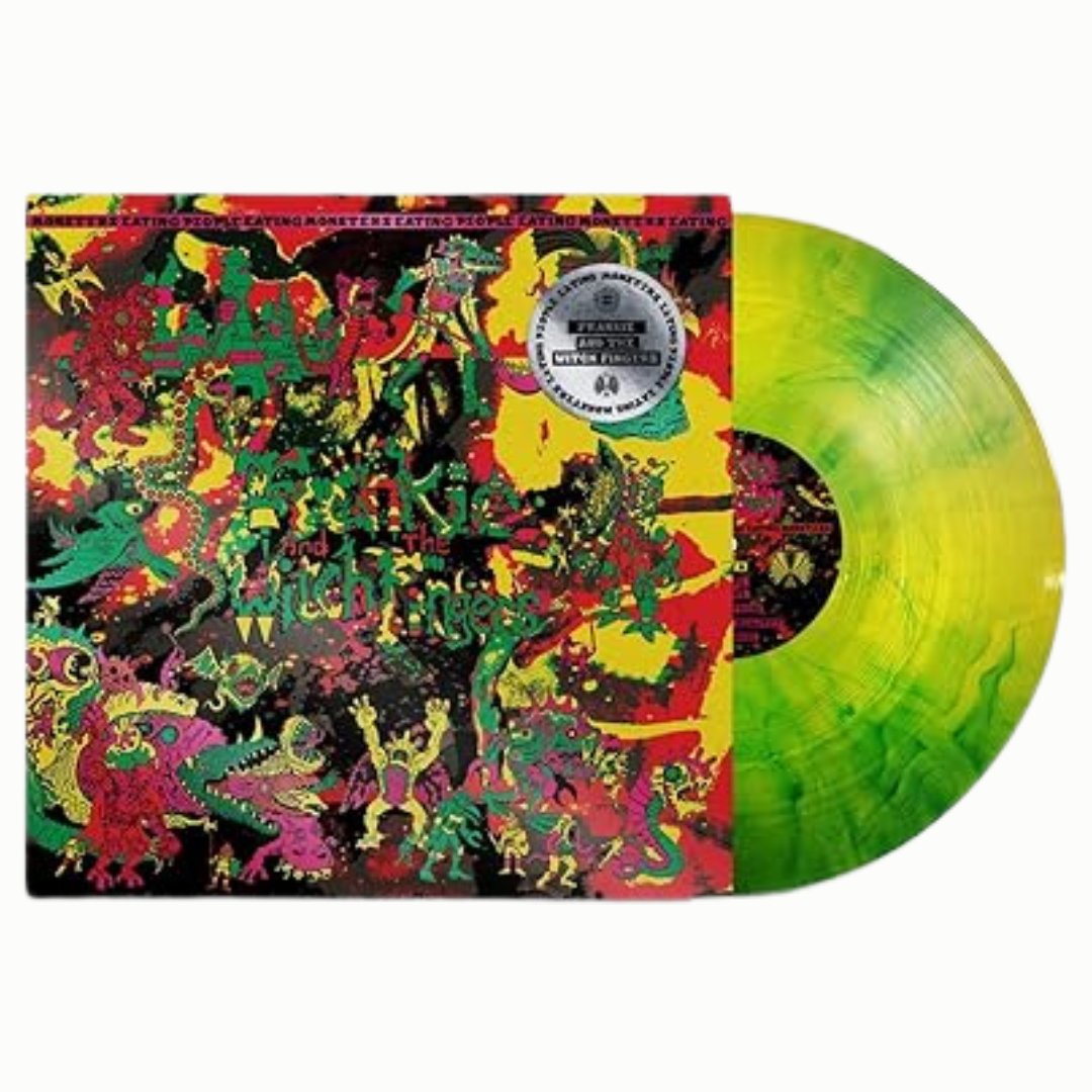 Frankie & Witch Fingers - Monsters Eating People Eating Monsters - Green Galaxy Vinyl - BeatRelease